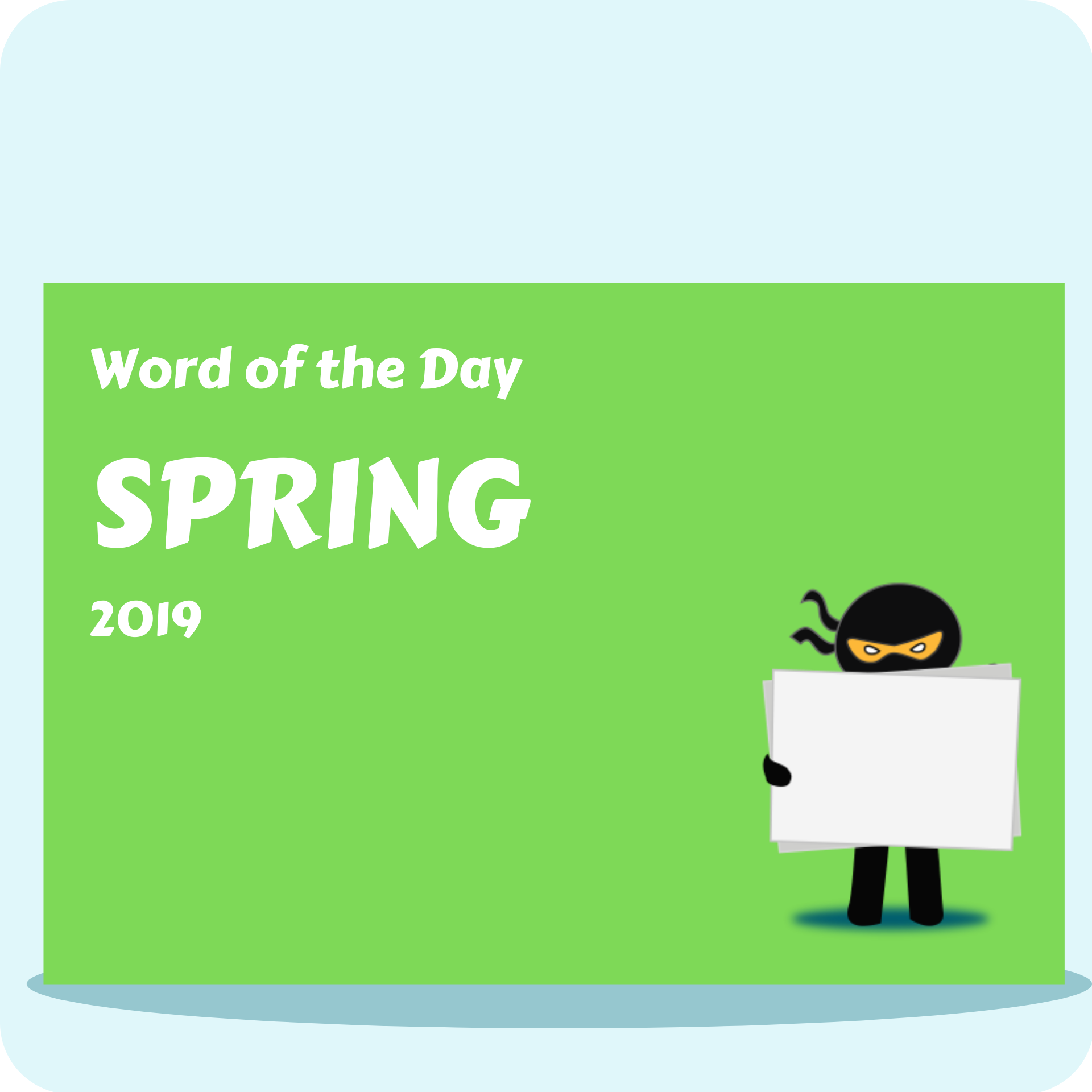 Word of the Day Spring 2019