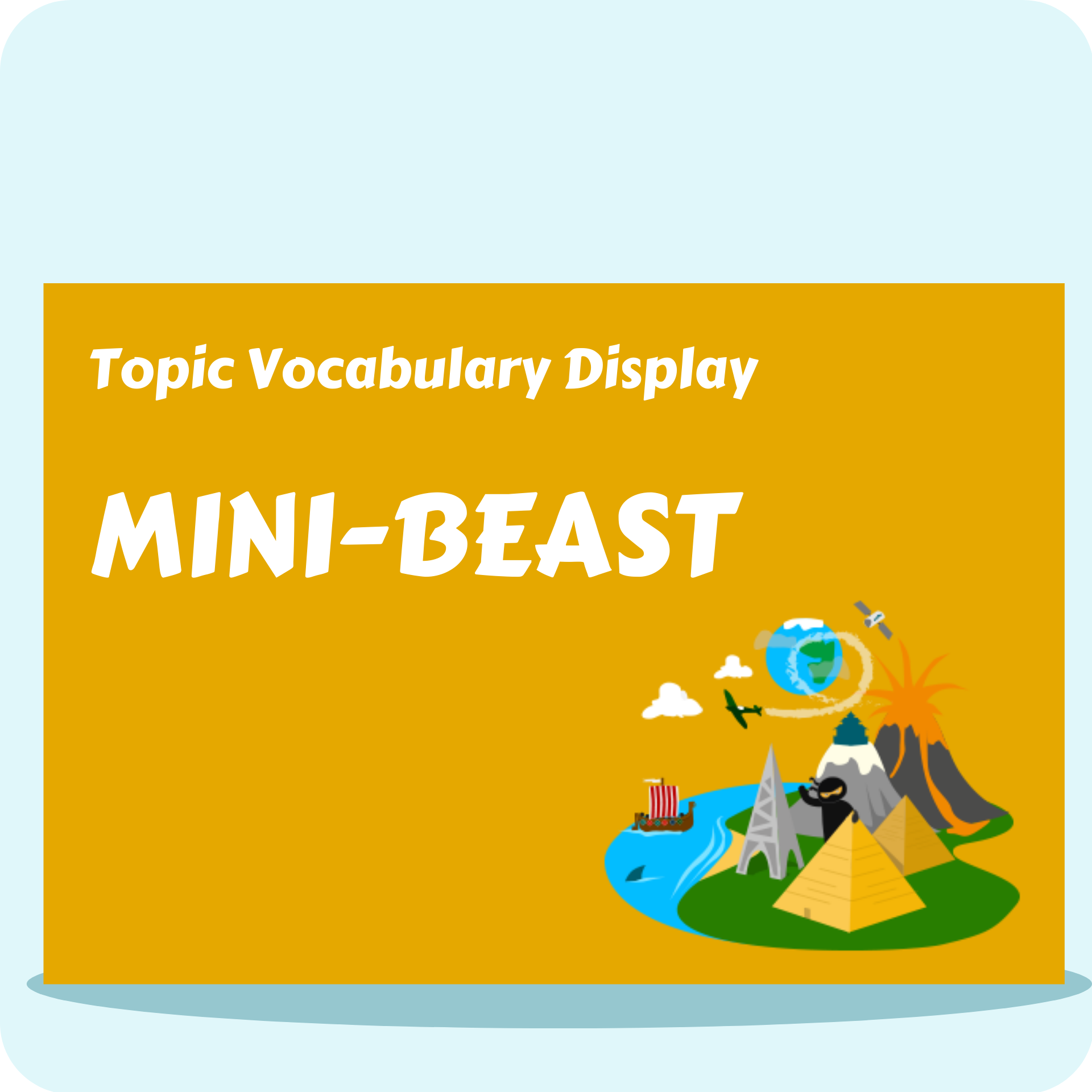 Mini-beast Vocabulary Display Packs