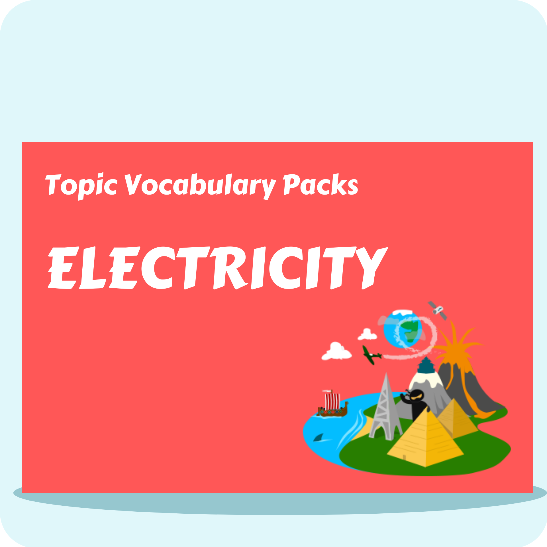 Electricity Topic Vocabulary Pack