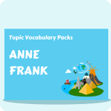 Anne Frank Topic Vocabulary Pack