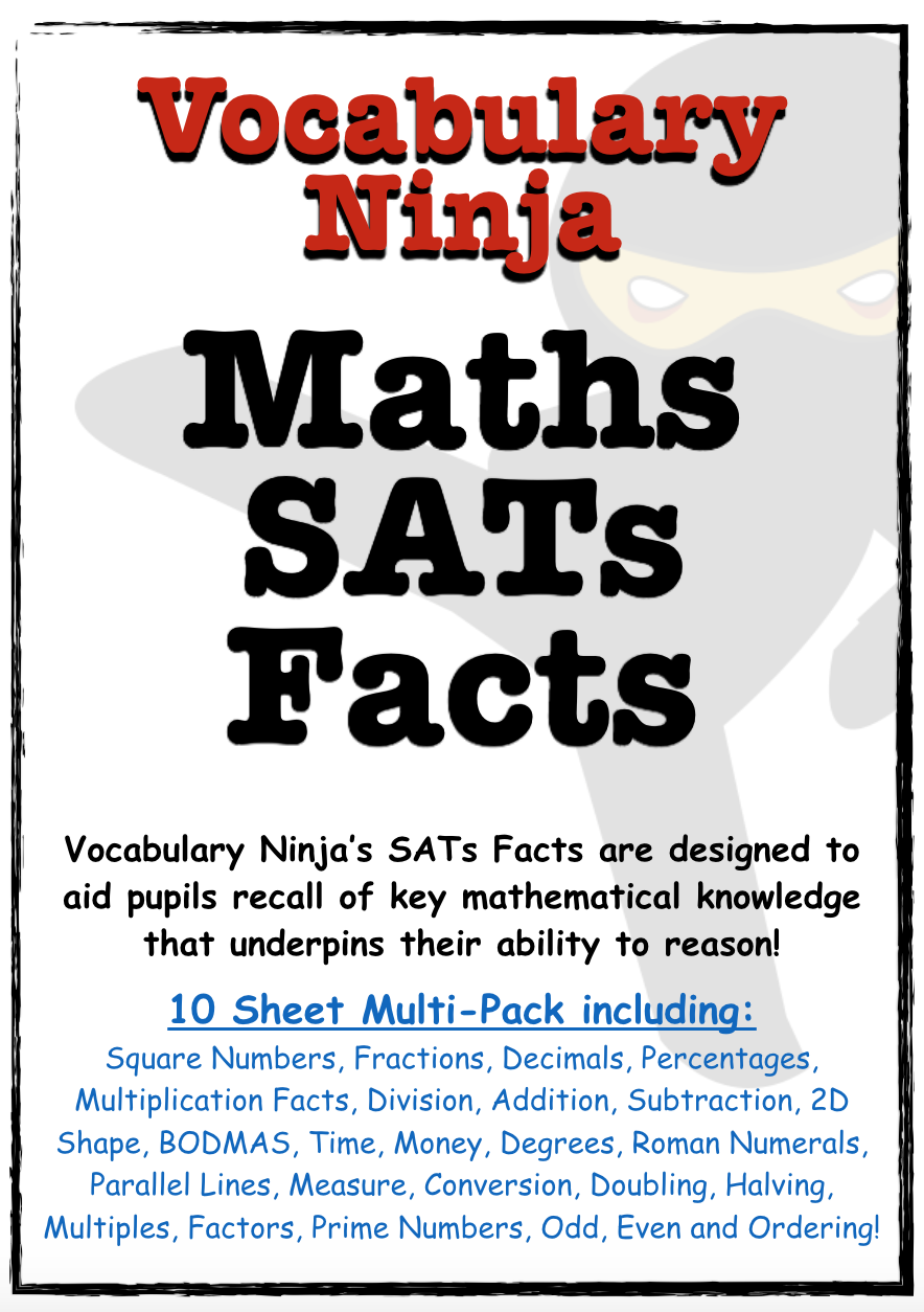 Maths SATs Facts - Multi-pack