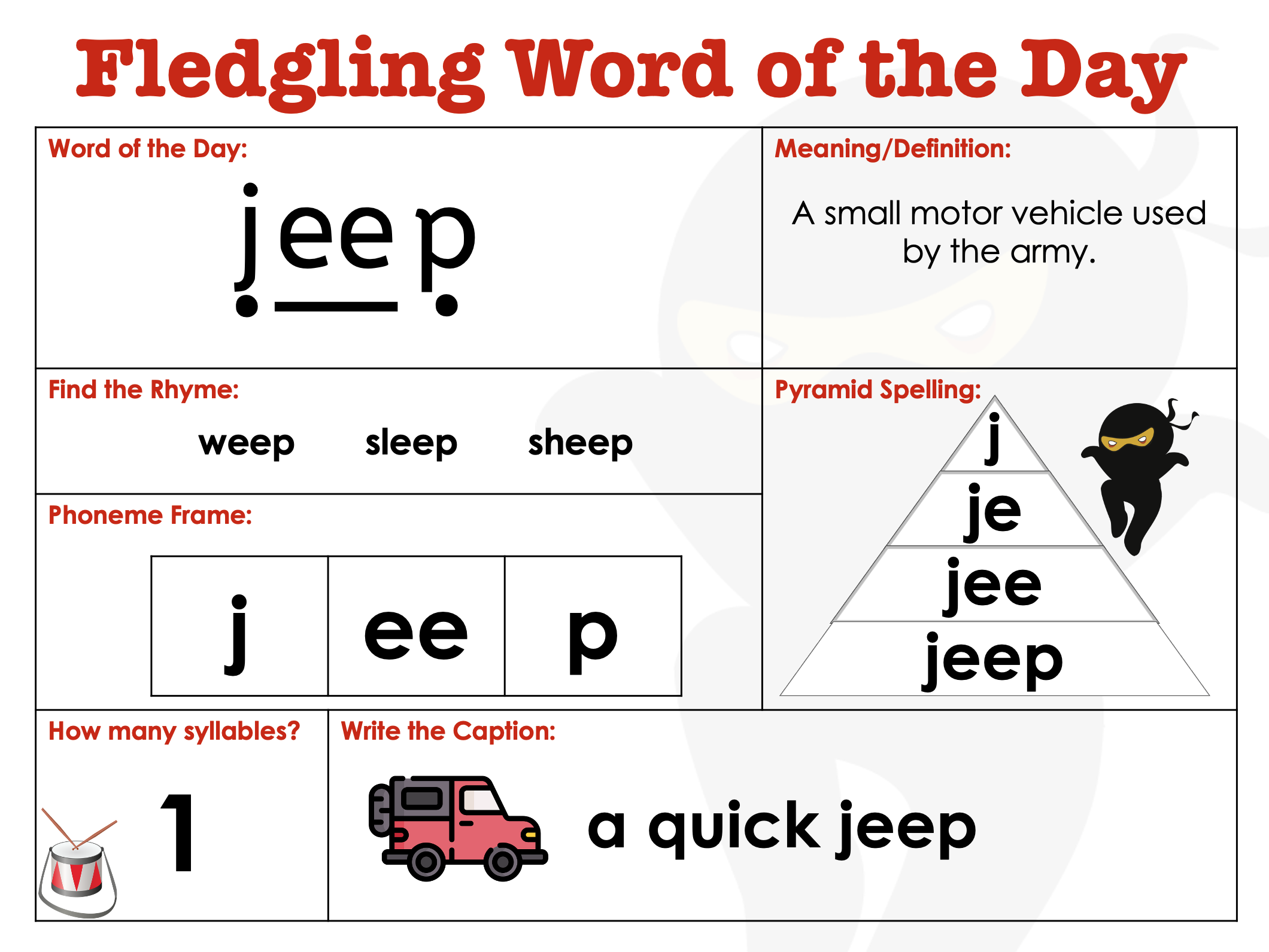 EYFS Word of the Day