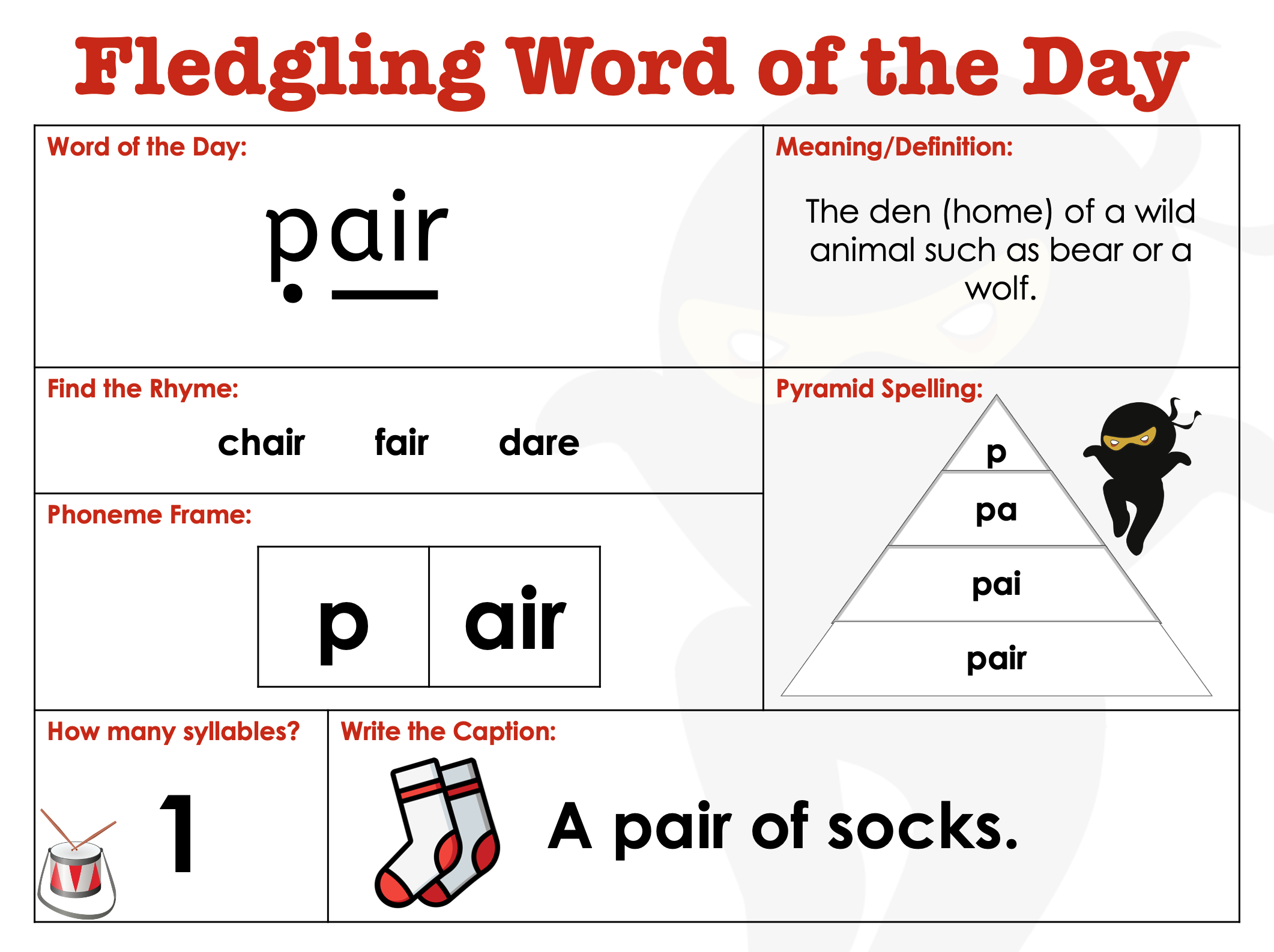 EYFS Word of the Day