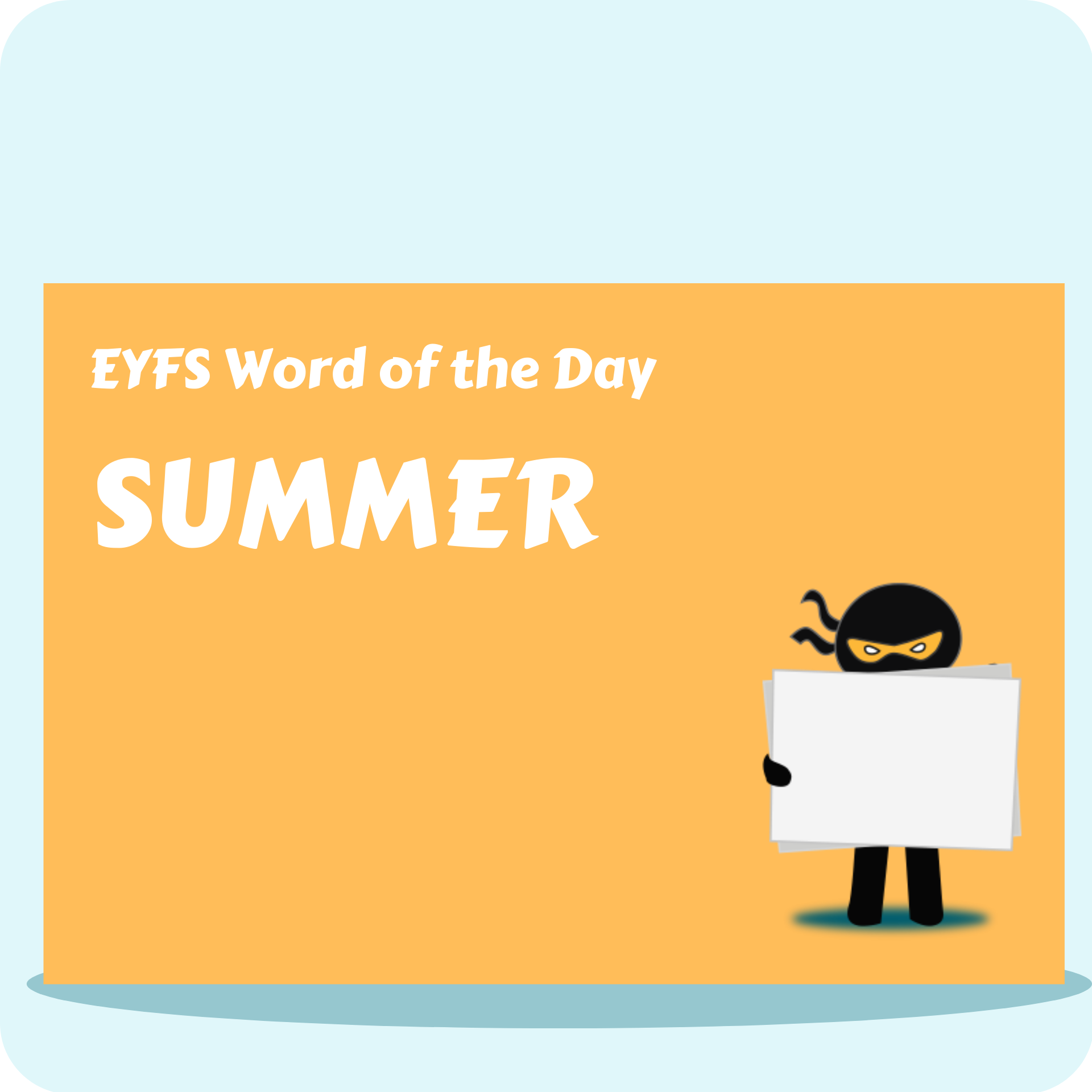 EYFS Word of the Day - Summer