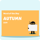 Word of the Day Autumn 2019