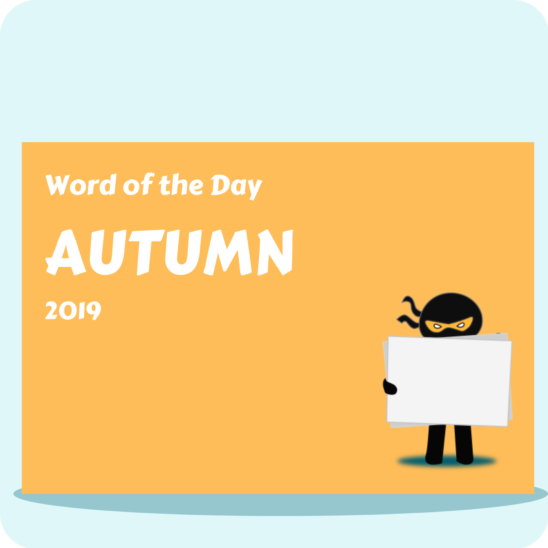Word of the Day Autumn 2019