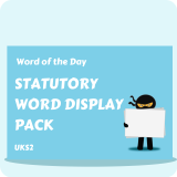 UKS2 Statutory Word Display Pack