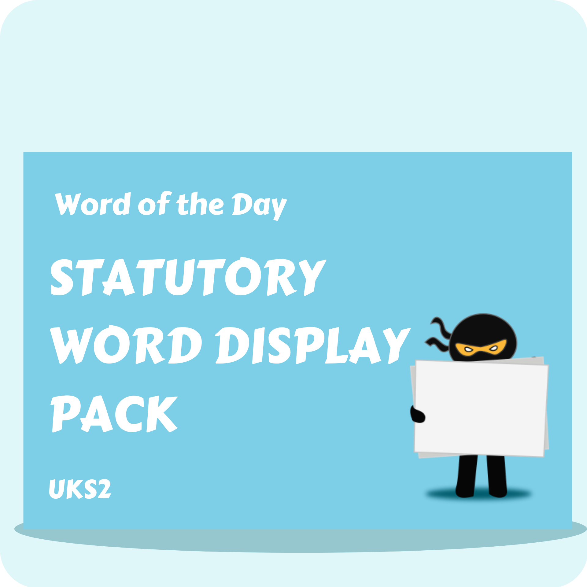 UKS2 Statutory Word Display Pack