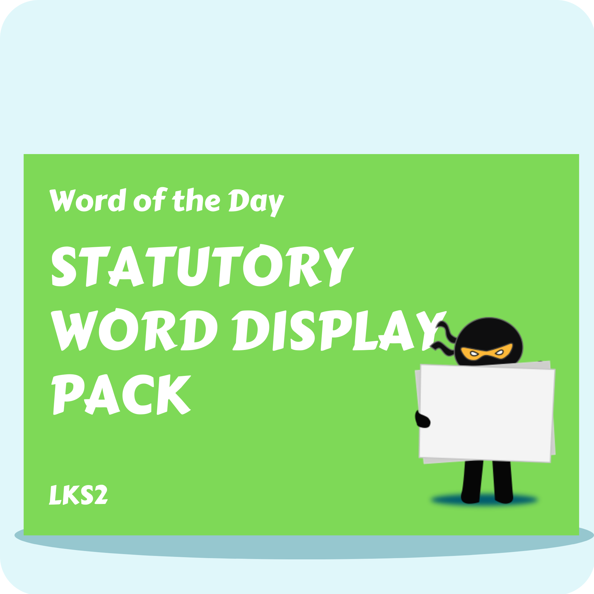 LKS2 Statutory Word Display Pack