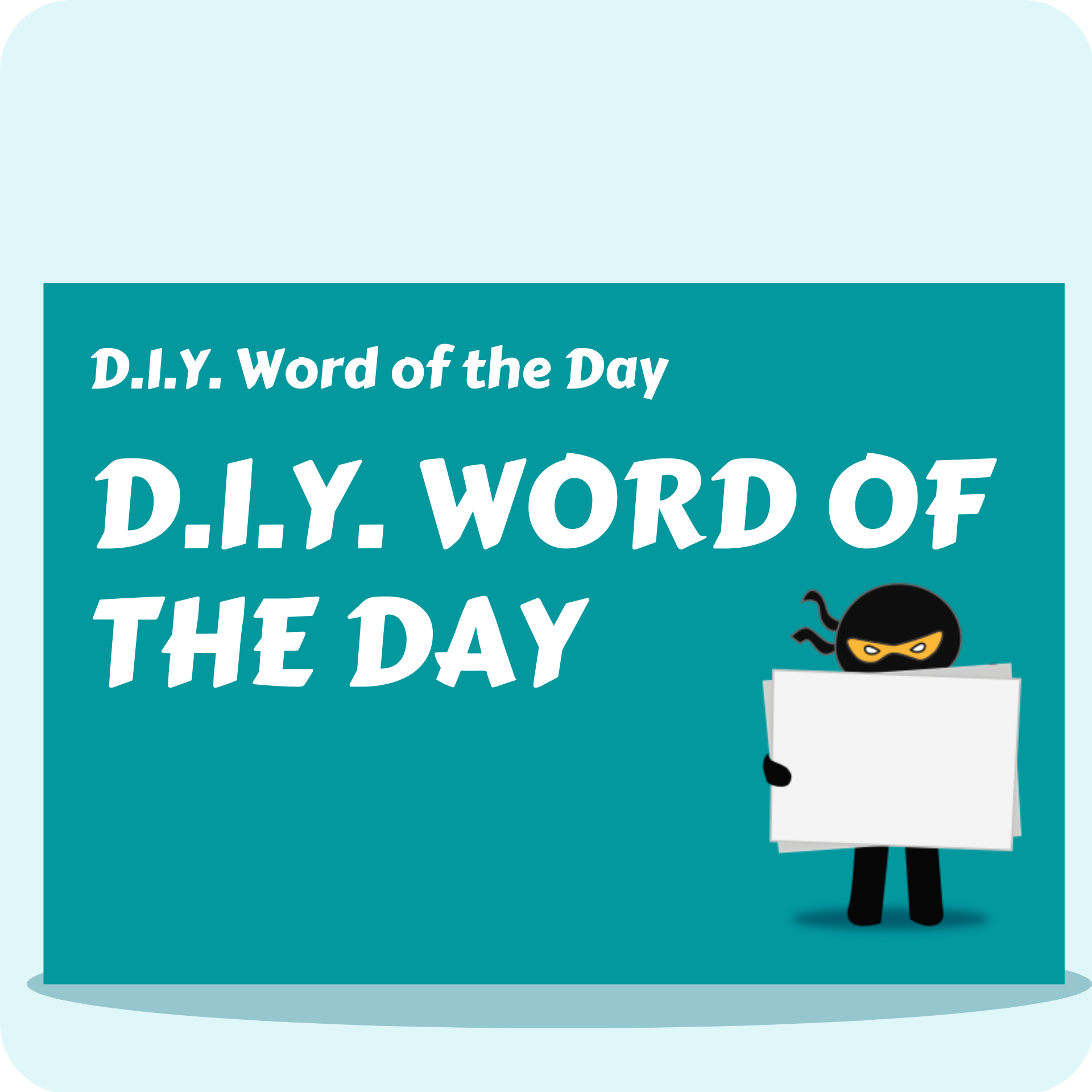 Do It Yourself Word of the Day