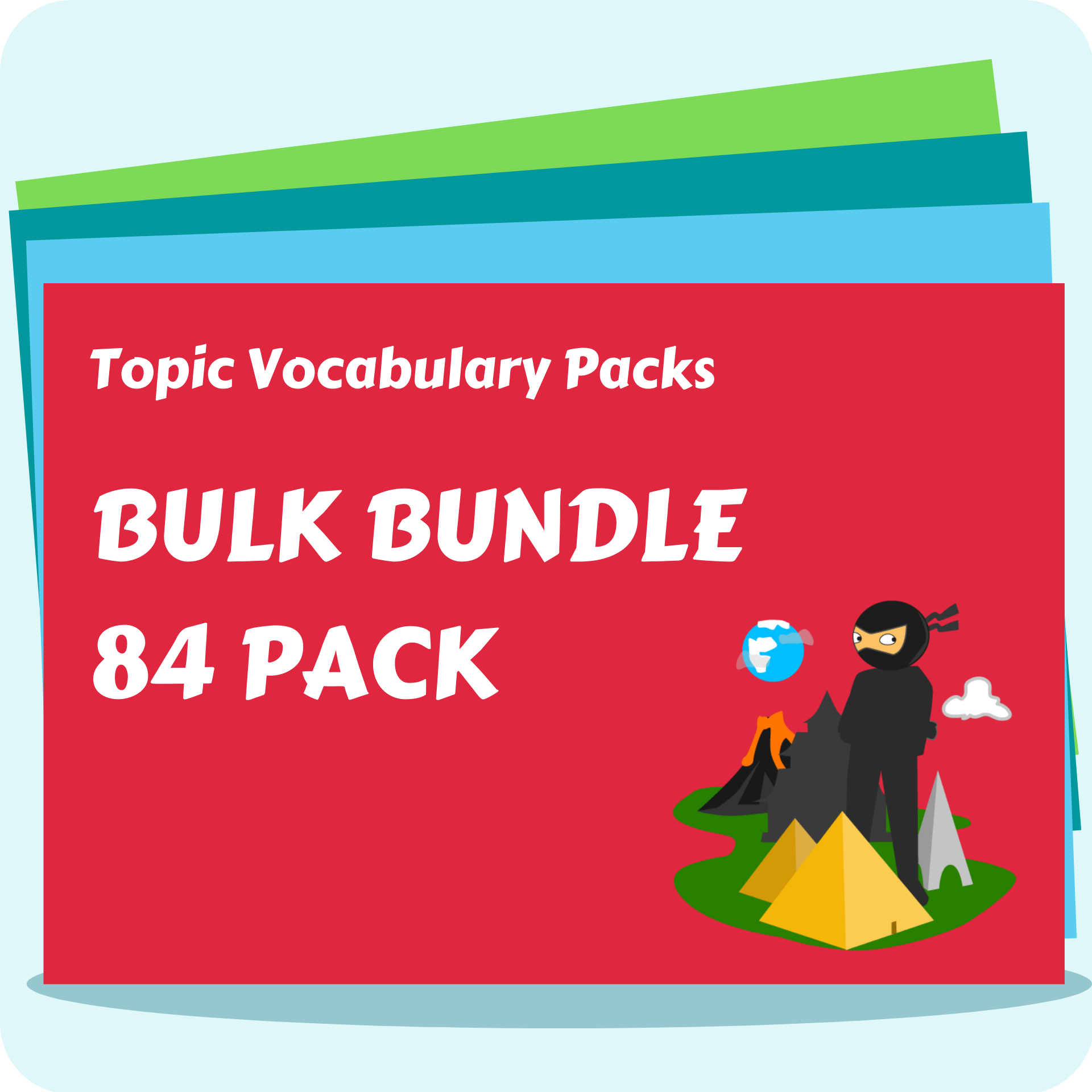 Bulk Bundle Topic Vocabulary 84 Packs