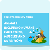 Animals Including Humans (Skeletons) Topic Vocabulary Pack