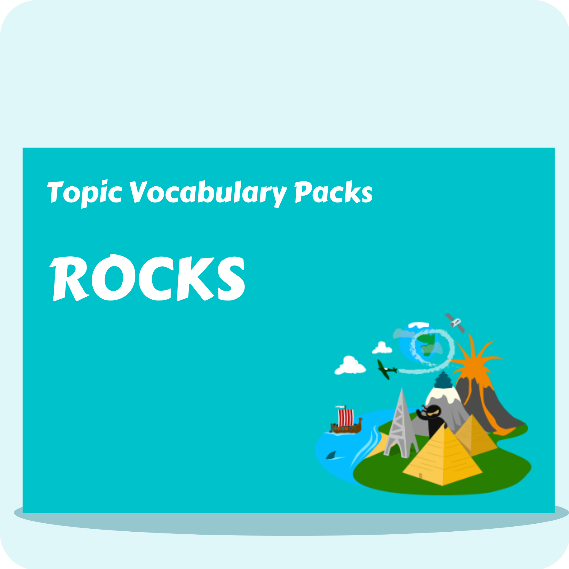Rocks Topic Vocabulary Pack