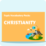 Christianity Topic Vocabulary Pack