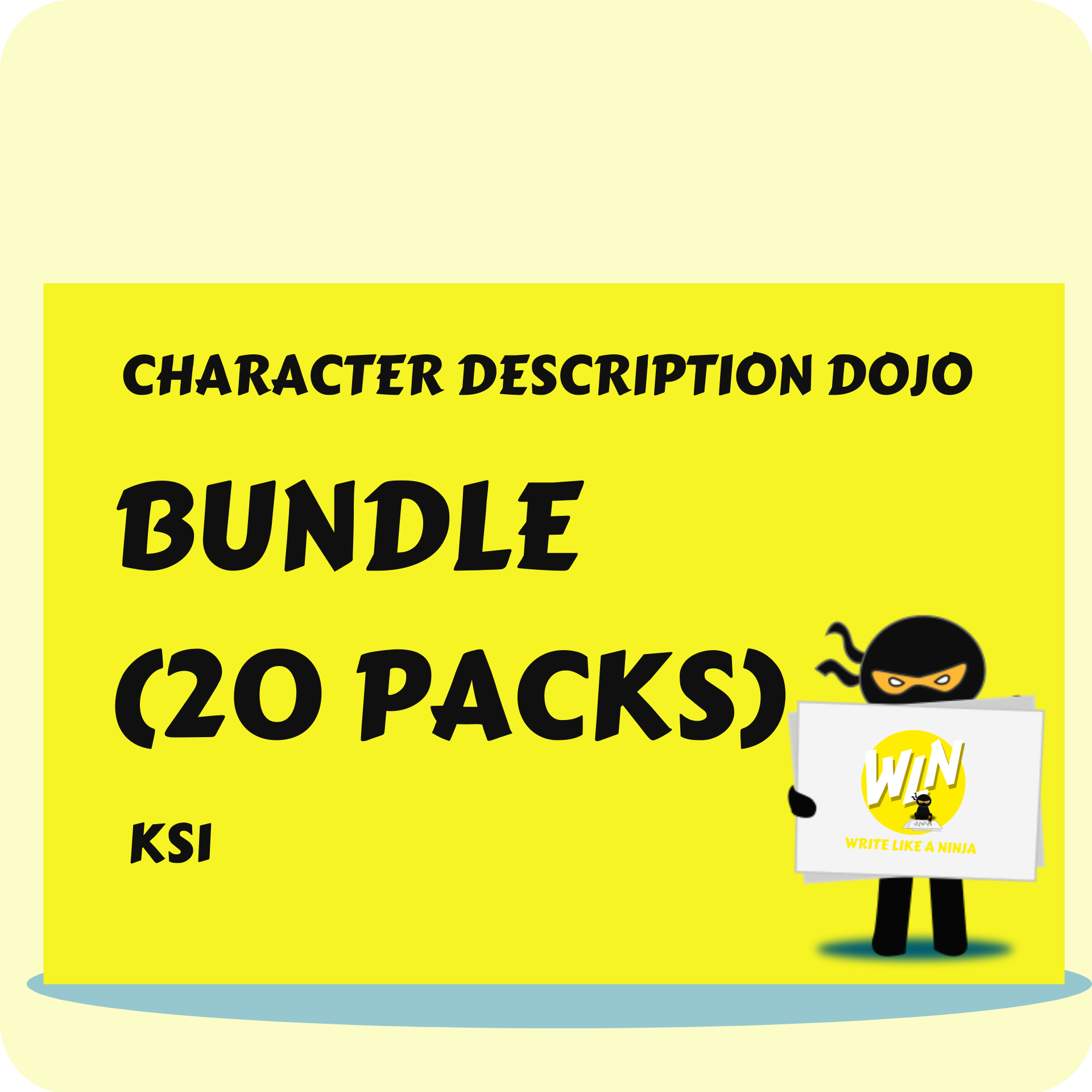 Bundle (20 Pack) Character Description Dojo KS1
