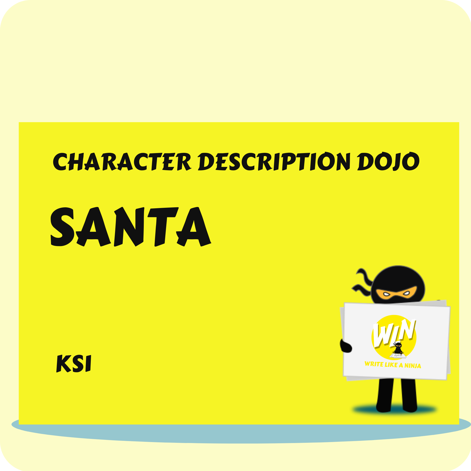 Santa - Character Description Dojo KS1