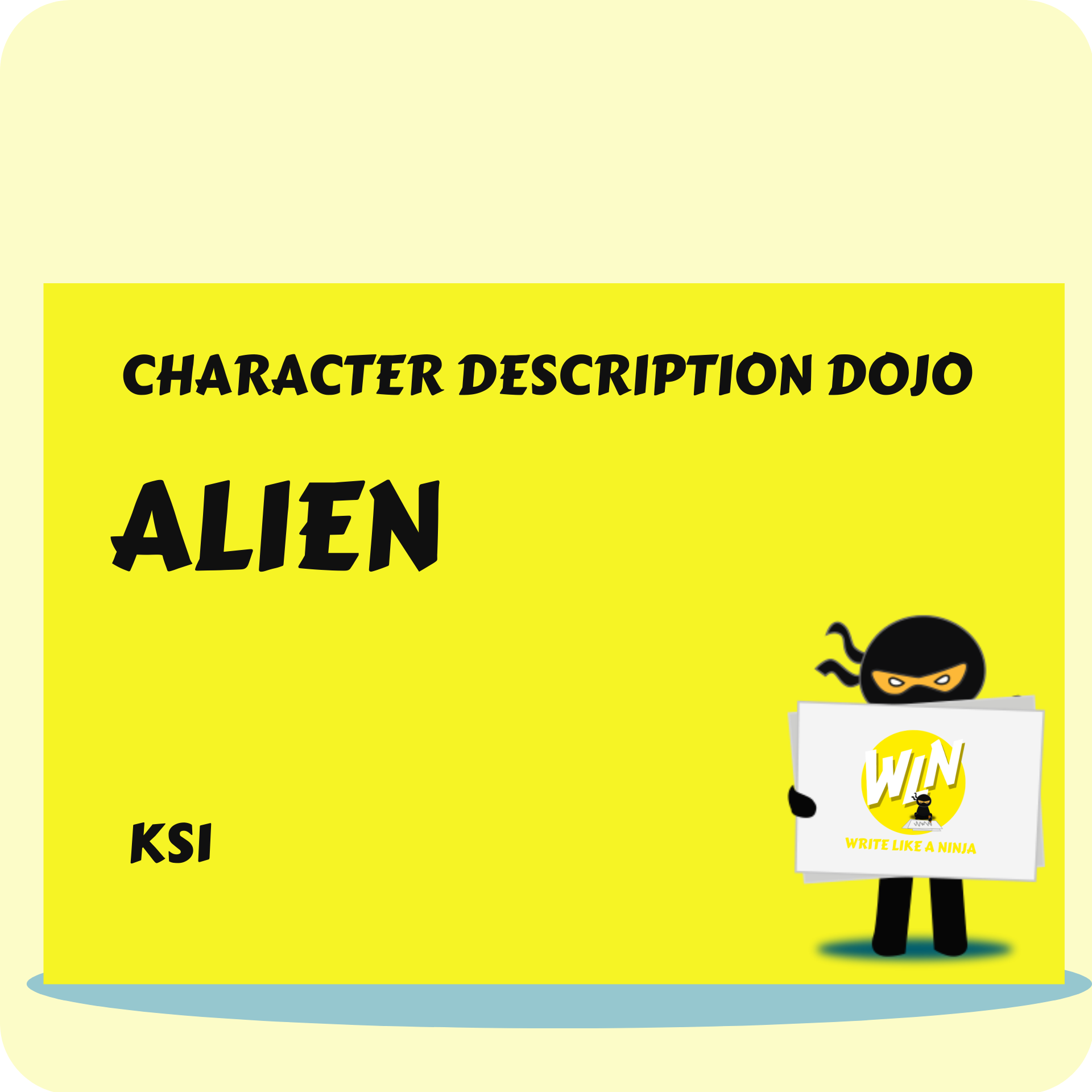 Alien - Character Description Dojo KS1