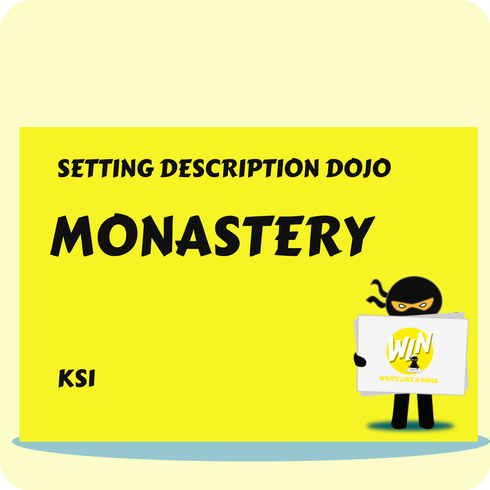 Monastery - Setting Description Dojo KS1