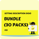 Bundle (30 Pack) - Setting Description Dojo KS1