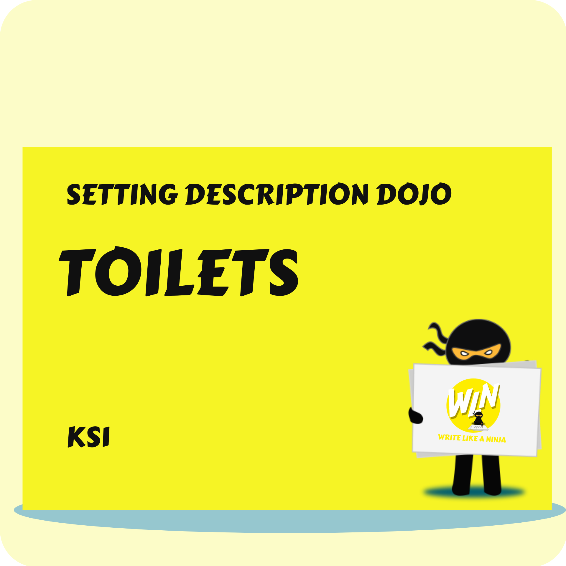 Toilets - Setting Description Dojo KS1