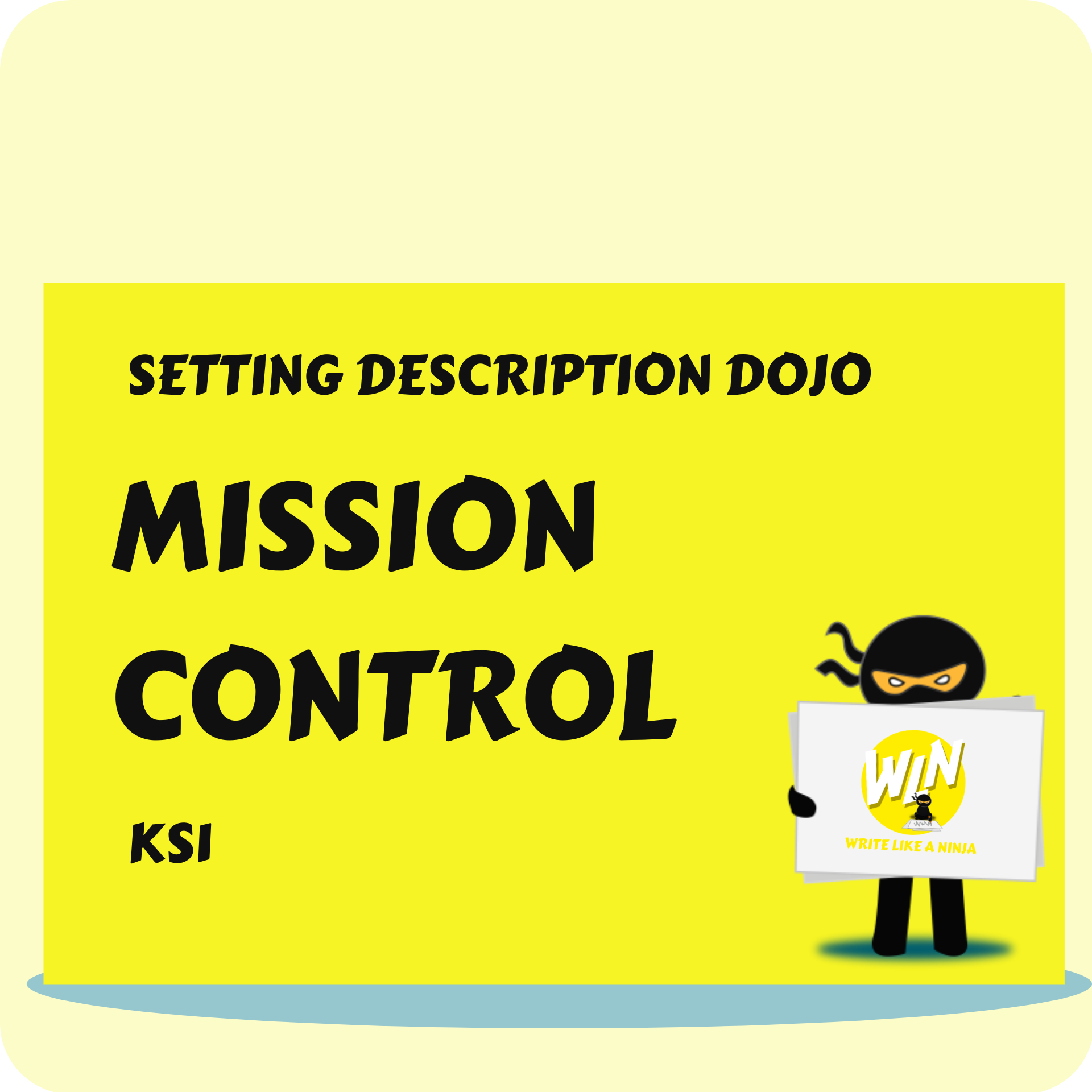 Mission Control - Setting Description Dojo KS1