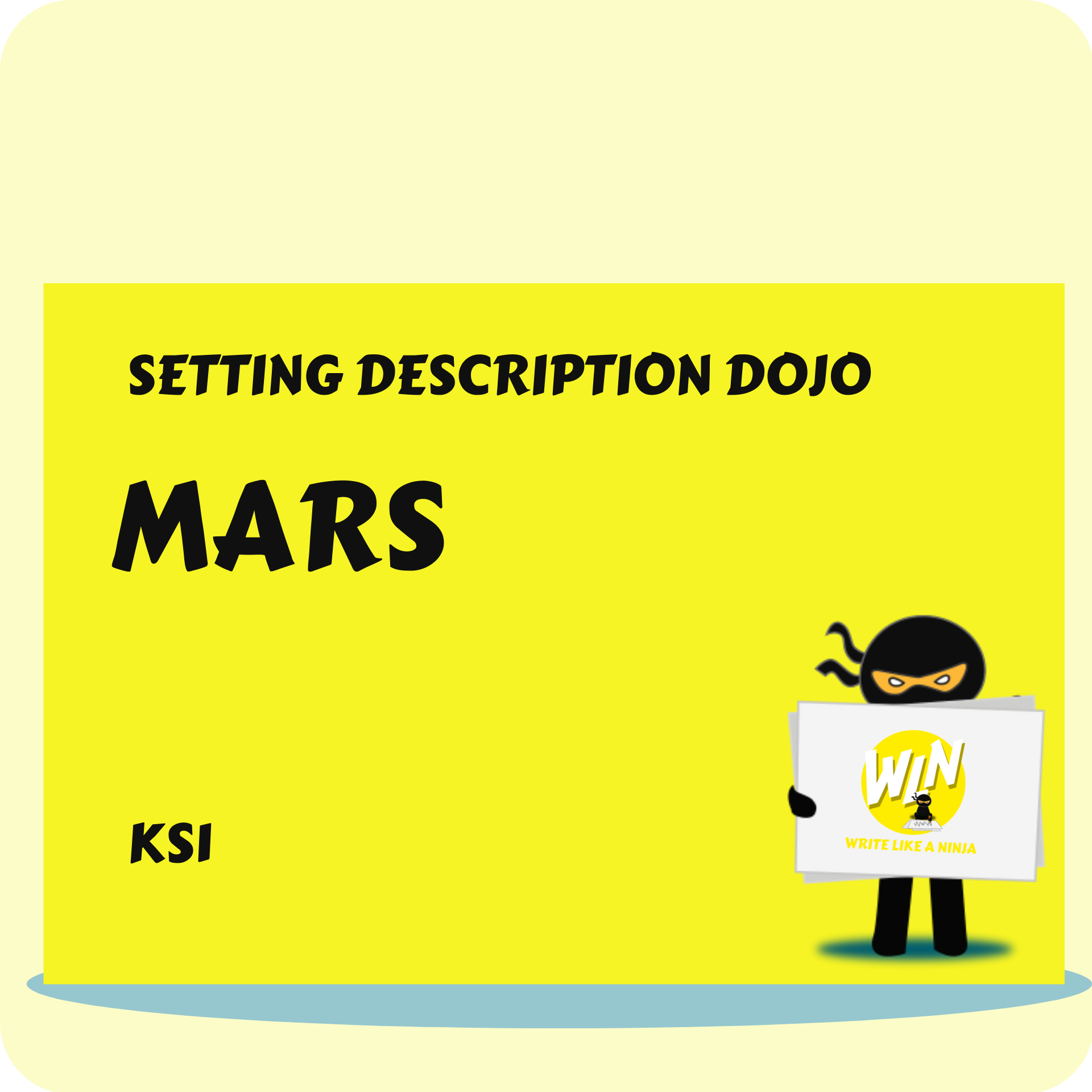 Mars - Setting Description Dojo KS1