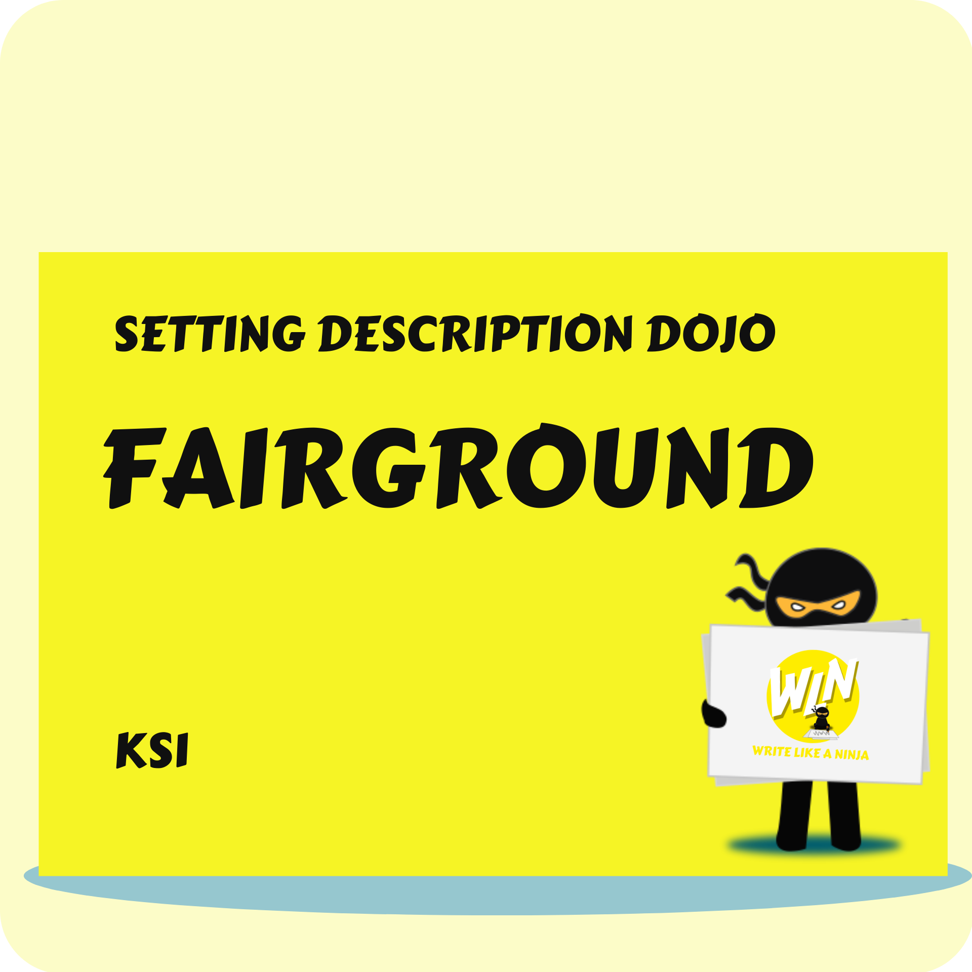 Fairground - Setting Description Dojo KS1