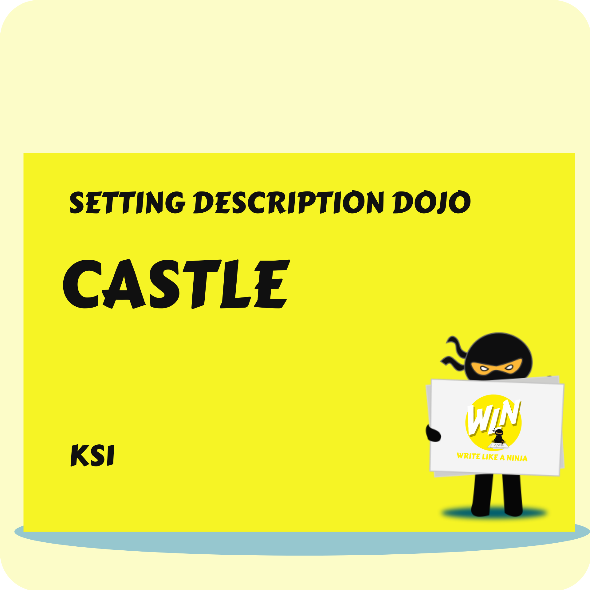 Castle - Setting Description Dojo KS1