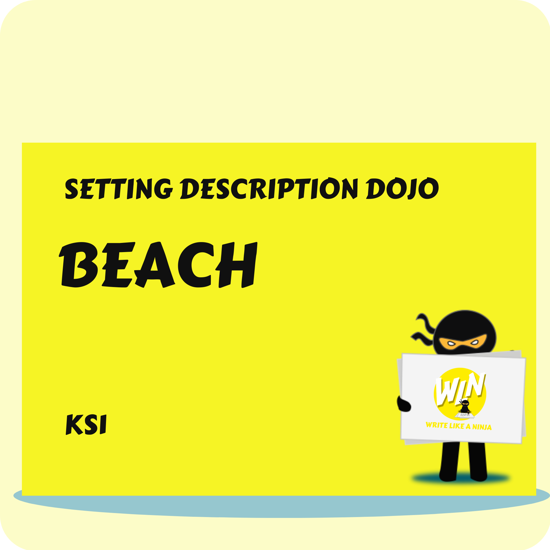 Beach - Setting Description Dojo KS1