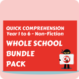 Quick Comprehension - Whole School Bundle - Non-Fic (140 Pack)