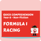Quick Comprehension - Year 6 - Non-Fiction - Formula 1 Racing