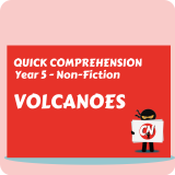 Quick Comprehension - Year 5 - Non-Fiction - Volcanoes