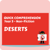 Quick Comprehension - Year 5 - Non-Fiction - Deserts