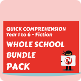 Quick Comprehension - Year 1 to 6 Bundle - Fiction (300 Pack)