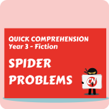 Quick Comprehension - Year 3 - Fiction - Spider Problems