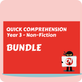 Quick Comprehension - Year 3 Original Bundle - Non-Fic (10 Pack)