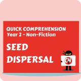 Quick Comprehension - Year 2 - Non-Fiction - Seed Dispersal