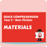 Quick Comprehension - Year 2 - Non-Fiction - Materials