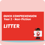 Quick Comprehension - Year 2 - Non-Fiction - Litter