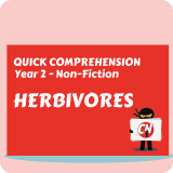 Quick Comprehension - Year 2 - Non-Fiction - Herbivores