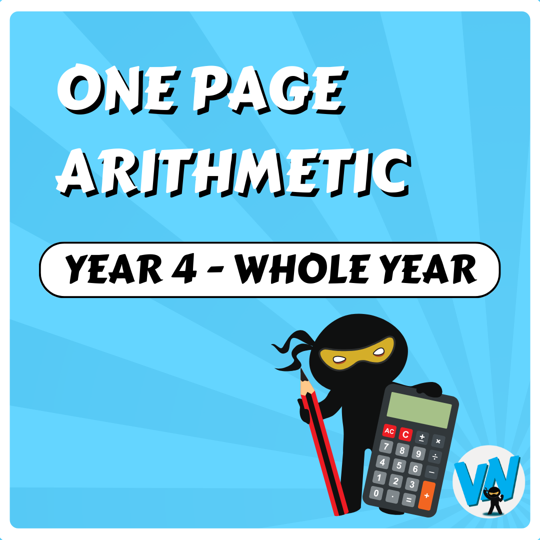 One Page Arithmetic - Year 4 - Whole Year
