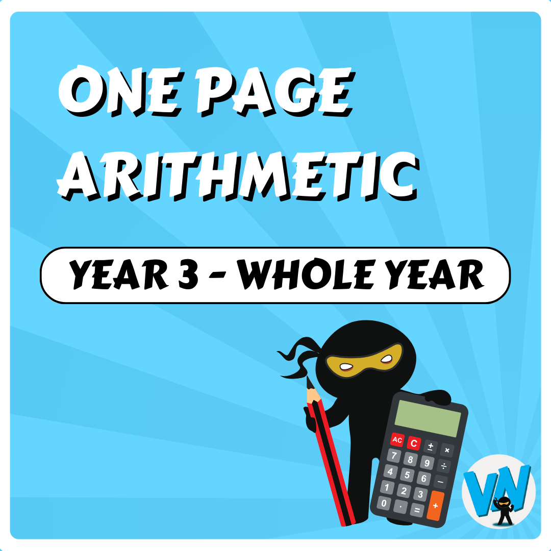 One Page Arithmetic - Year 3 - Whole Year