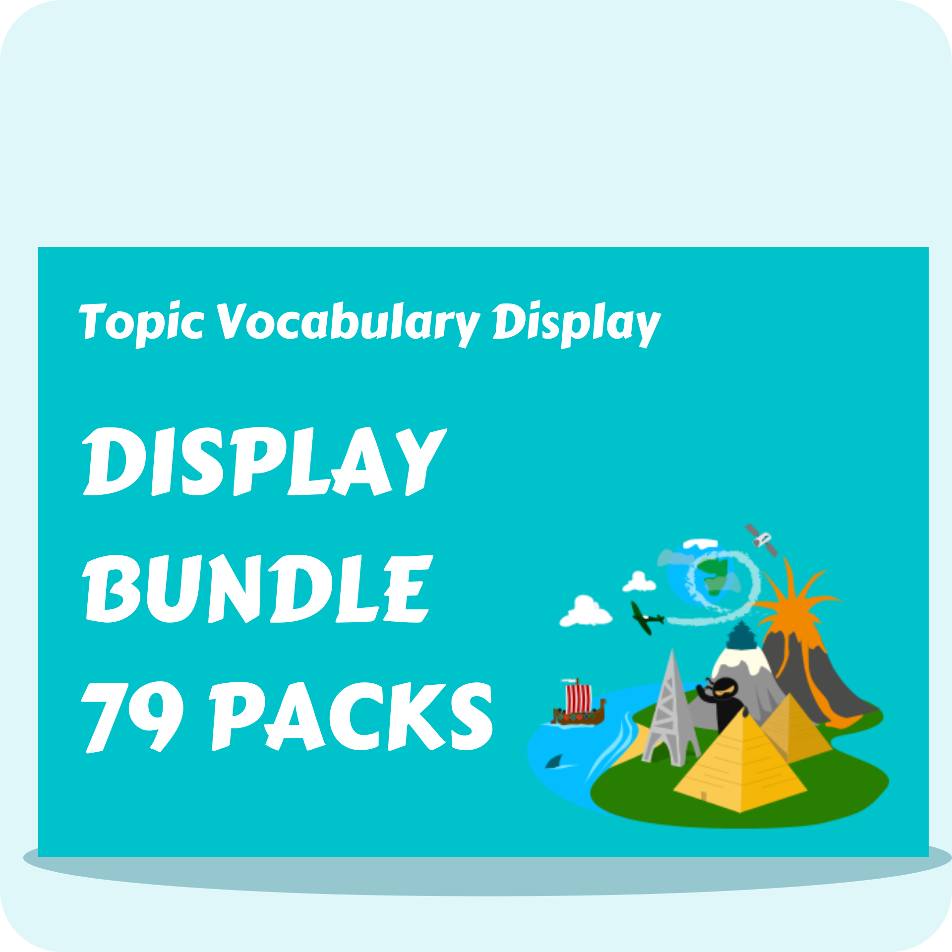 Vocabulary Display Pack Bundle (79 Packs)