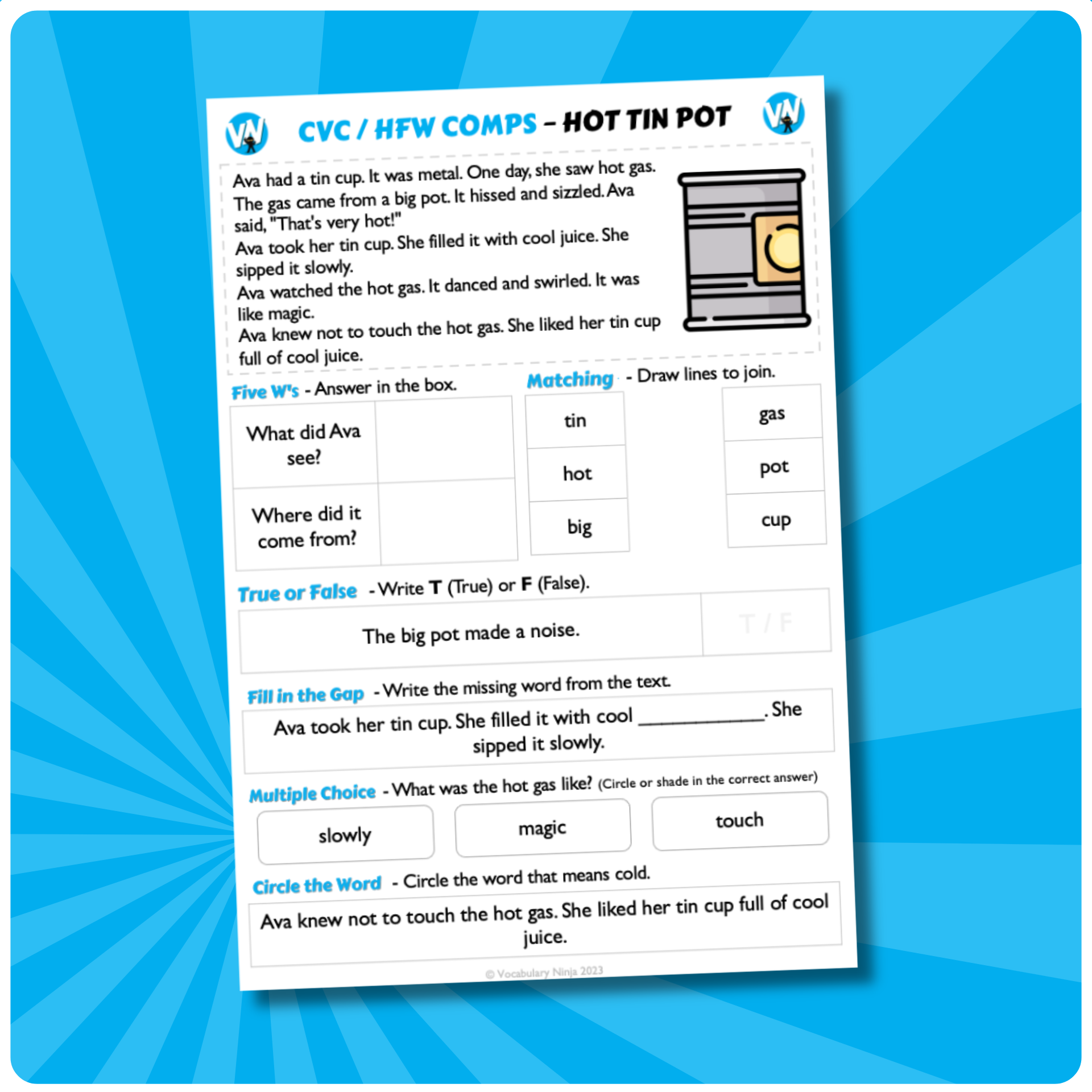 Hot Tin Pot - CVC / HFW QC