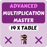 Advanced Multiplication Master - x19 Table