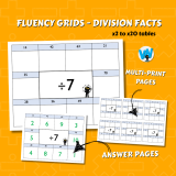 Fluency Grids - Division Facts