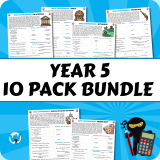 Quick Comprehension Topic Bundle - Y5 Bundle (10 packs)