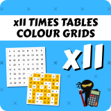 Times Table Colour Grids x11