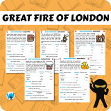 Quick Comprehension Topic Bundle - Y1 - Great Fire of London